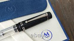 Molteni Pen Modelo 70 Oversize Demo Black Matte Lt Ed Fountain Pen