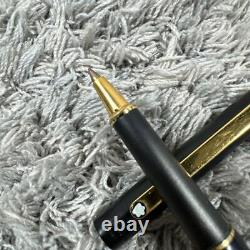 Mont Blanc Ballpoint Pen Red Ink Matte Black