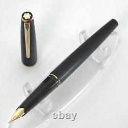 Montblanc 220 14K EF Nib 1970s Matte BLK Used in Japan Piston Fountain Pen 015