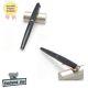 Montblanc #220 Fountain Pen Matte Finished Curly Grain 14K M Nib Checked