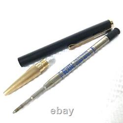 Montblanc 784 Hammer Trigger Ballpoint Pen Matte Black & Gold 1970s USED