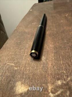 Montblanc Classic # 280 Matte Black & Gold Trim Ballpoint Pen