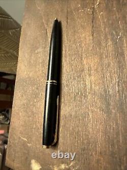 Montblanc Classic # 280 Matte Black & Gold Trim Ballpoint Pen