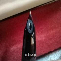 Montblanc Fountain Pen # 220 Matte Black Hairline 585 14KEF Nib withcase Unused
