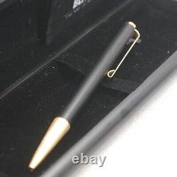 Montblanc/Hammer trigger ballpoint pen matte black hairline gold Used