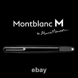 Montblanc M Ultra Black Fountain Pen by Marc Newson New Box Set Matt Resin