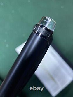 Montblanc Matte Black Pen with Case. It Has Ink
