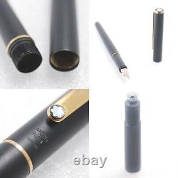 Montblanc/Noblesse Matte Black Color Fountain Pen