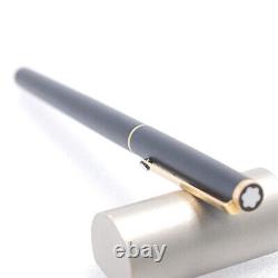 Montblanc/Noblesse Matte Black Color Fountain Pen/Dual Use Confirmed