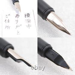 Montblanc/Noblesse Matte Black Color Fountain Pen/Dual Use Confirmed