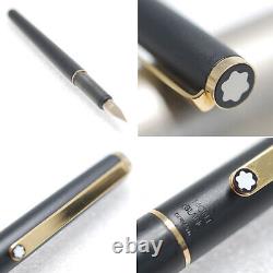 Montblanc Noblesse Matte Black Color Fountain Pen Tip Stainless Steel / Dual