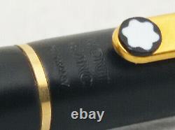 Montblanc Noblesse Slim Matte Black Gold Trim Ballpoint Pen Vintage Excellent