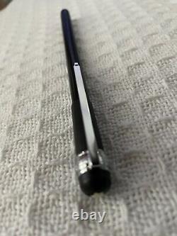 Montblanc Scenium Collection Fineliner Chrome Trim Rollerball Pen Matte Black