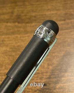 Montblanc Scenium Platinum Matte Black Rollerball Pen