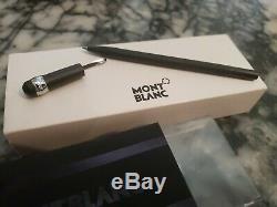 Montblanc Sinium Matte Black Ballpoint Pen with Logo Slim Body
