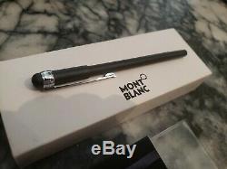 Montblanc Sinium Matte Black Ballpoint Pen with Logo Slim Body