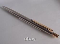 Montblanc Slim Line Ballpoint Pen Steel Matte Finished GT