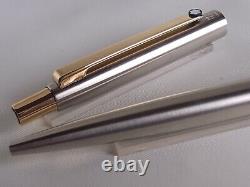 Montblanc Slim Line Ballpoint Pen Steel Matte Finished GT