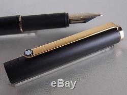 Montblanc Slim Line Fountain Pen & Ball Point Pen Matte Black