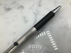 Montblanc Vintage Turbo Ballpoint Pen Matte Stainless Steel 1970s