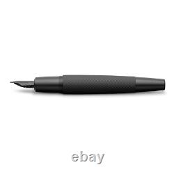 NEW Faber-Castell E-Motion Pure Matte Black Fountain Pen Medium eMotion