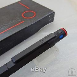 NOS Mint Old Style Rotring 600 Newton Matte Black Rollerball Pen Germany 1990s