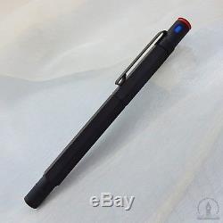 NOS Mint Old Style Rotring 600 Newton Matte Black Rollerball Pen Germany 1990s