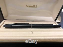 Namiki Vanishing Point Black Matte (Stealth) Fountain Pen Broad Nib
