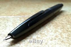 Namiki Vanishing Point fountain pen. Matte black with'Retirement Certificate'