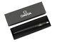 New Ballpoint Pen Omega Matte Black Original Collection Watch Black Ink