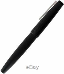 New Lamy 2000 Matte Black Fountain Pen Ef Nib 14k Gold Coated With Platinum