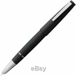 New Lamy 2000 Matte Black Fountain Pen Ef Nib 14k Gold Coated With Platinum