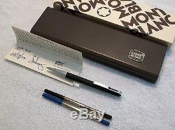 New Montblanc Ballpix Pen # 782 Matte Black / Chrome Matte Finish