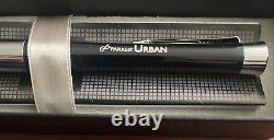 New, Parker Urban Ballpoint Pen Matte Black with Chrome Trim Black Ink Box