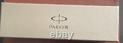 New, Parker Urban Ballpoint Pen Matte Black with Chrome Trim Black Ink Box