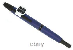 New Pilot Namiki Matte Blue Vanishing Point 18k Stub Nib Fountain Pen Free Ink