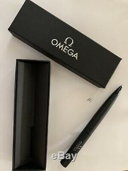 OMEGA Ballpoint Pen Matte Black with Box New