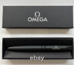 OMEGA Watch Novelty Matte Black Twisted Ballpoint Pen wz/Box Super Rare