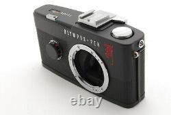 Olympus PEN F 35mm Film Camera MATTE BLACK REPAINT JAPAN WithHot Shoe #1535