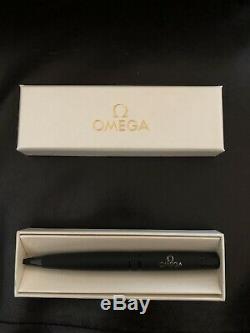 Omega Omegamania Matte Black Collectible Ballpoint Pen New, No Reserve