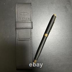 PARKAR Ballpoint Pen Matte Black x Gold withPen case