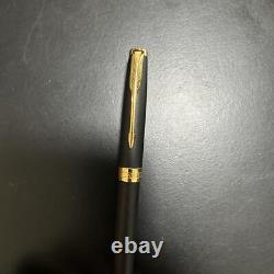 PARKAR Ballpoint Pen Matte Black x Gold withPen case