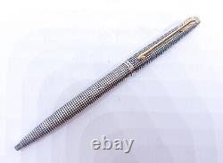 PARKER 75 Flat Top Early Ver. Sterling Silver 925 Ballpoint Pen free Shipping