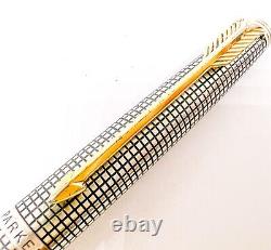 PARKER 75 Flat Top Early Ver. Sterling Silver 925 Ballpoint Pen free Shipping