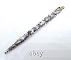 PARKER 75 Flat Top Early Ver. Sterling Silver 925 Ballpoint Pen free Shipping