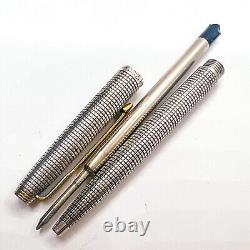 PARKER 75 Flat Top Early Version Sterling Silver 925 Ballpoint Pen