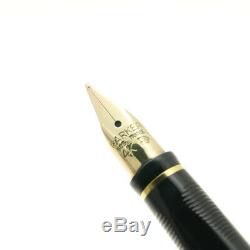 PARKER #75 Matt Black Metal lacquer finish body M/14K Gold, 128mm Fountain Pen
