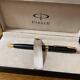 PARKER Ballpoint Pen Matte Black Black Slim Gold Retro #70b358