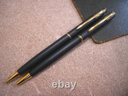 PARKER Insignia Matte Black Light GT Mechanical pencil&Ballpoint pen(No Box) F/S