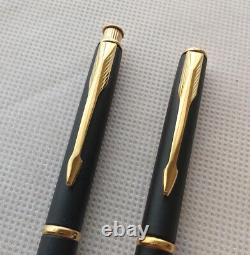 PARKER Insignia Matte Black Light GT Mechanical pencil&Ballpoint pen wz/Box Rare